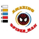 Amazing SpiderMan Embroidery Design